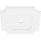 Ekena Millwork Locke Architectural Grade PVC Contemporary Ceiling Medallion, 30"OD x 3"ID x 18"C x 1"P CMP30LE-03000 - alternate 2